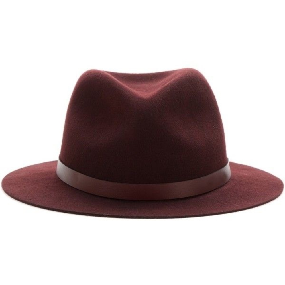 Rag and Bone Abbott Wool - Band Felt Fedora M size